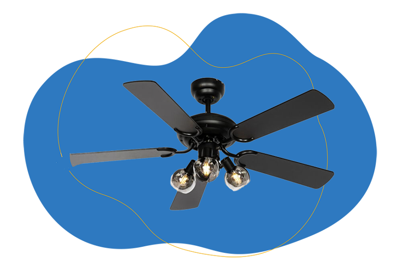 Ein Deckenventilator